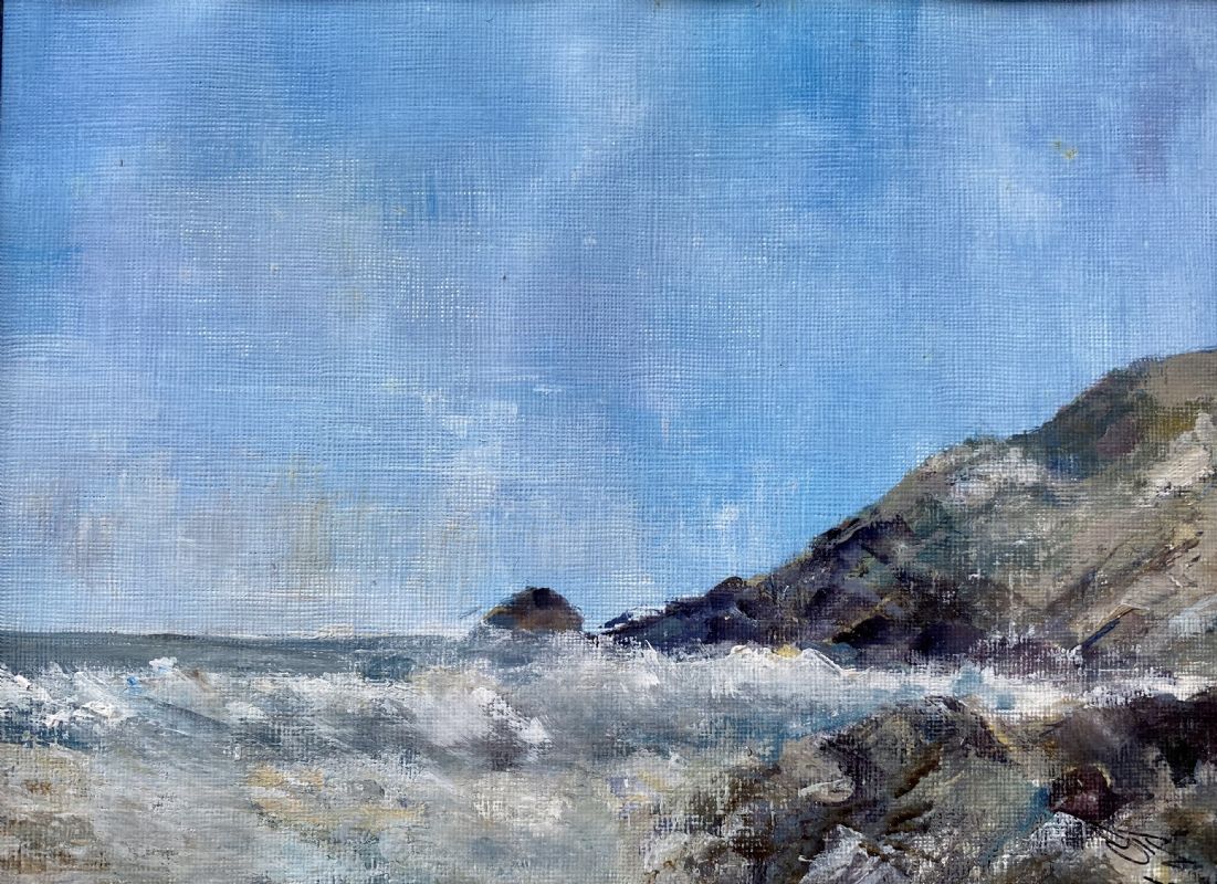 Dollar Cove , oil painting
